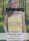 Top Infinito version Rubí Bruma de Ana @lanamalacrochet