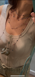 Kit collar crochet y piedras naturales