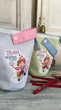 Bolsa para ovillo o estuche de agujas