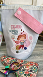 Bolsa para ovillo o estuche de agujas
